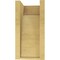 Ekena Millwork 6"W x 6"D x 12"H Wide Legacy Rough Cedar Woodgrain TimberThane Corbel, Primed Tan CORUR06X06X12LGYRCPR - alternate 6